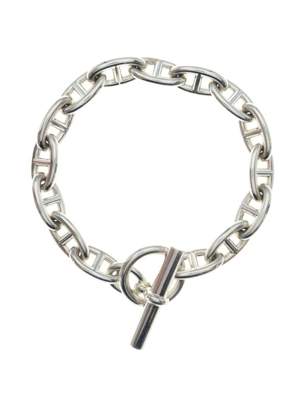 Hermes Chaine D'ancre Bracelet GM Silver